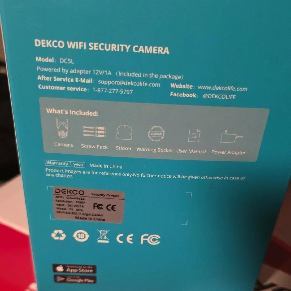 White HD WiFi Security Camera